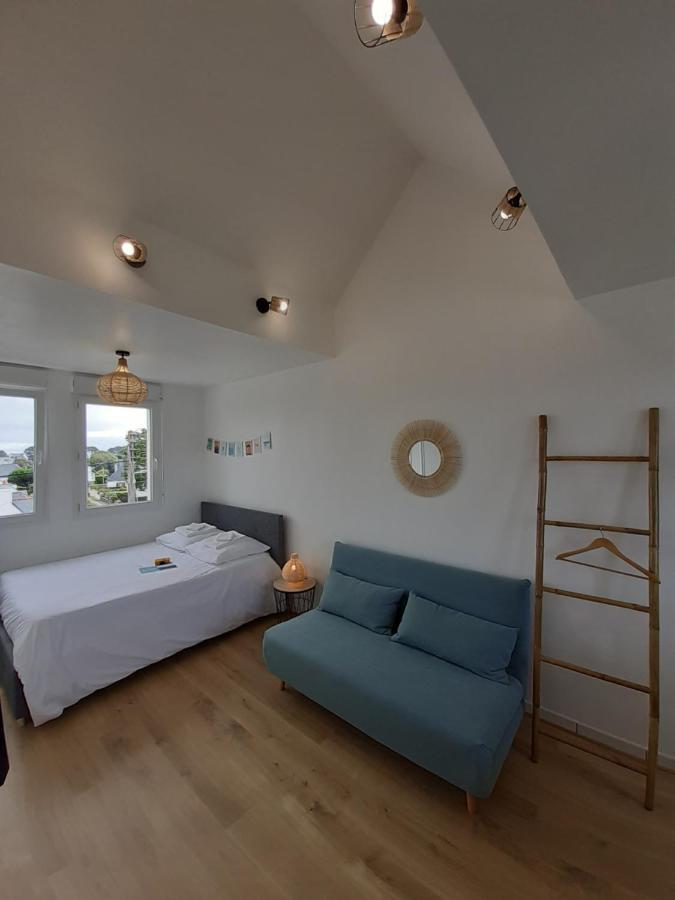 Studio Calme 20M² A 500 Metres De La Plage/ Centre Saint-Pierre-Quiberon Exteriör bild