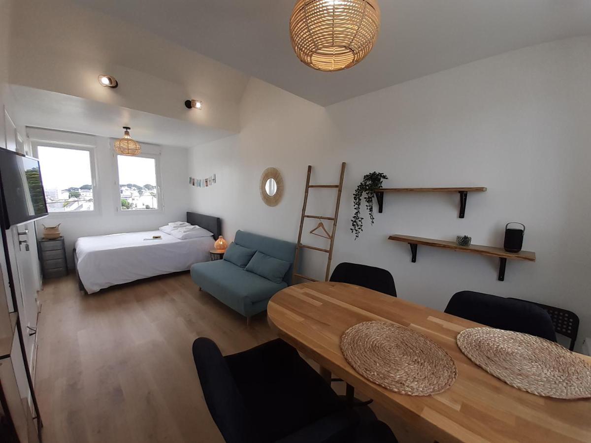 Studio Calme 20M² A 500 Metres De La Plage/ Centre Saint-Pierre-Quiberon Exteriör bild